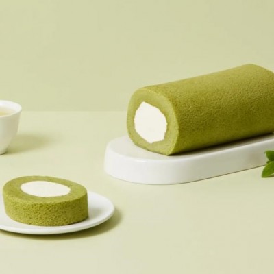 핑크캔디믹스와 오설록 그린티 롤케이크